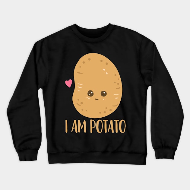 Potato Kawaii Potato Costume Crewneck Sweatshirt by CreativeGiftShop